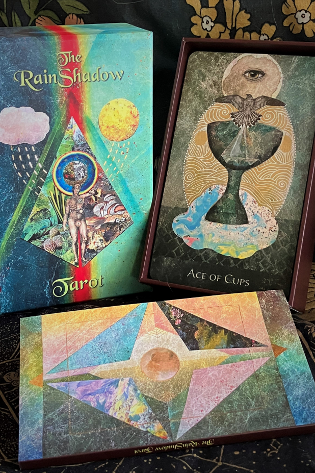The RainShadow Tarot Tarot, box, and booklet