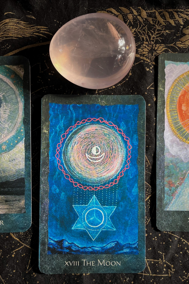The RainShadow Tarot The Star, The Moon, and The Sun